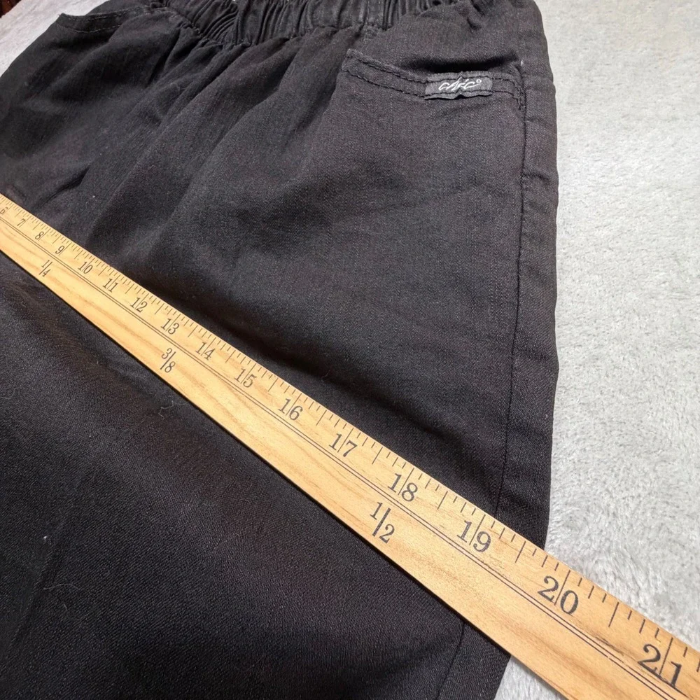 Vintage Chic Black‎ Comfort Legging Pants Size 10P Cotton Blend 90s High Waist